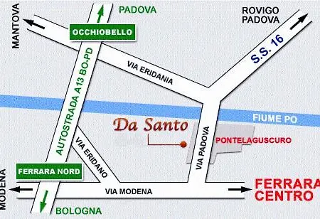 ホテル Da Santo Ristorante Pizzeria